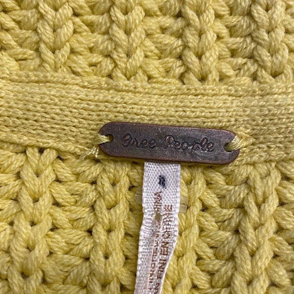 Free People Mustard Button-Up Cardigan - Picture 6 of 8